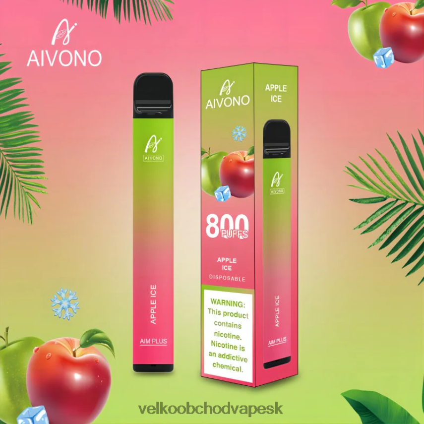 Aivono AIM PLUS 800 jablkový ľad - 2J004B170 Vape Velkoobchod