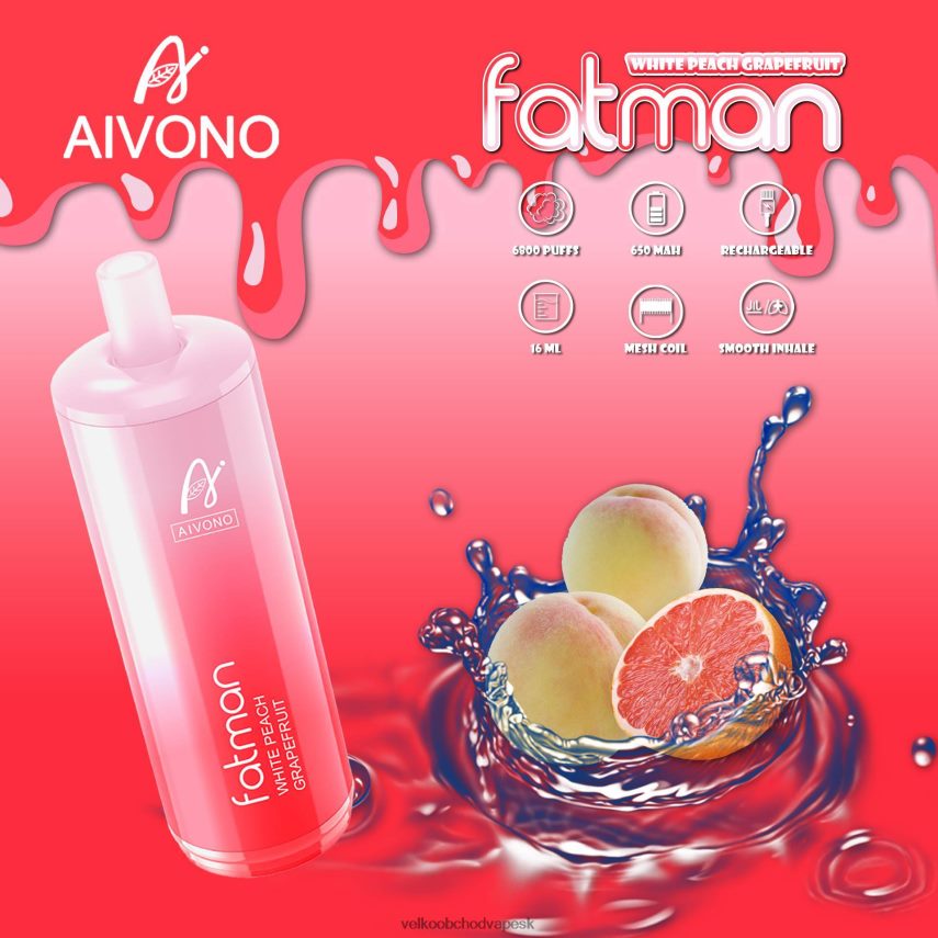 Aivono FATMAN 6800 grapefruit - 2J004B25 E Cigareta SK