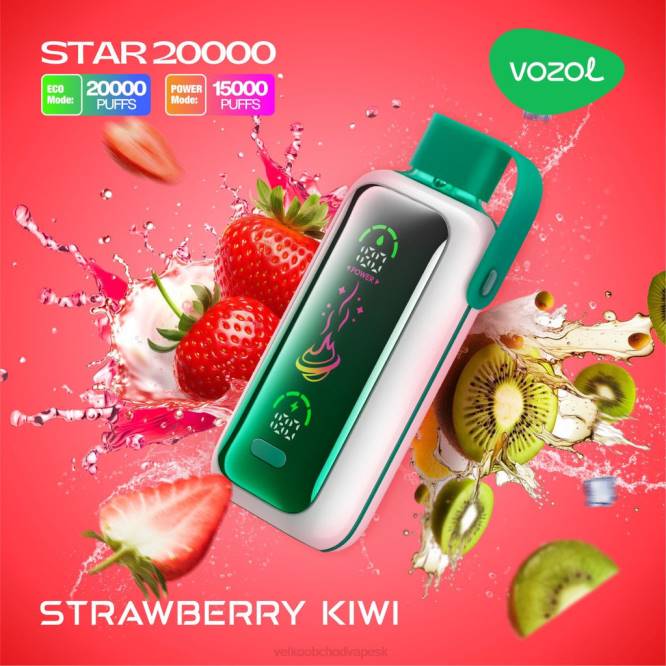 VOZOL STAR 20 000 N8H020 jahodové kiwi Vape Velkoobchod