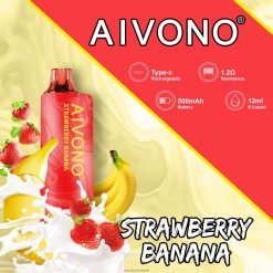Aivono AIM GUN 7000 jahodový banán - 2J004B107 Vape Velkoobchod