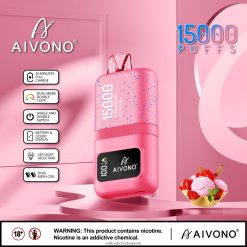 Aivono AIM magic 15 000 jahodová zmrzlina - 2J004B66 Vape Jednorazove
