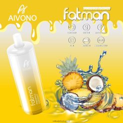 Aivono FATMAN 6800 ananás kokos - 2J004B29 Veľkoobchod Vape SK