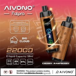 Aivono Fatpro 22 000 čerešňa malina - 2J004B4 E Cigareta SK