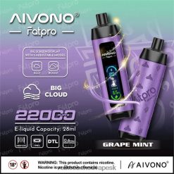 Aivono Fatpro 22 000 hroznová mäta - 2J004B2 Vape Velkoobchod