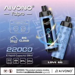 Aivono Fatpro 22 000 láska 66 - 2J004B6 Nejlepsi Vape Cigareta