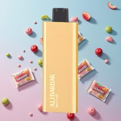 Alibarbar Pandora 7000 Puffs Disposable Vape Dúhové drahokamy, 17 ml, 1.0 Ω