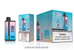Bang Box 30 000 ťahov s dvoma príchuťami HJ428069 - Vape Jednorázové Bez Nikotinu čučoriedkový ľad a vodový melónový ľad