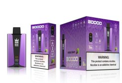 Bang Box Inteligentná obrazovka s 30 000 ťahmi HJ428085 - Vape Jednorázové Bez Nikotinu dvojité hrozno