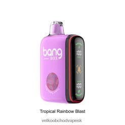 Bang Box Inteligentný displej výkonu 9000-18000 ťahov HJ428036 - Vape Jednorazove tropický dúhový výbuch