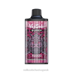 E Cigareta Bez Nikotinu 66VR6113 Vapsolo SUPER jednorazová vapa malinový vodný melón