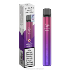 E Cigareta Bez Nikotinu RHNN285 | ELFBAR 600V2 hroznová malina 20 mg