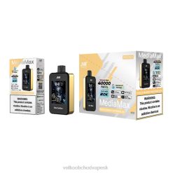 E Cigareta Jednorazova 864J815 - JNR MediaMax 40 tis broskyňa mango vodný melón