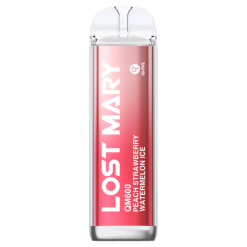 E Cigareta Jednorazova RHNN398 | LOST MARY QM600 broskyňa jahoda vodný melón ľad