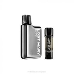 E Cigareta Jednorazova RHNN438 | LOST MARY Tappo strieborný nerez x jahodový ľad súprava pod vape