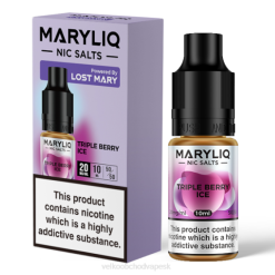 E Cigareta Jednorazova RHNN458 | LOST MARY MARYLIQ trojitý bobuľový ľad nikelnaté soli - 10 ml - 20 mg