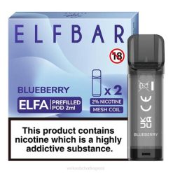 E Cigareta SK RHNN316 | ELFBAR Elfa čučoriedka naplnená tobolka - 2 ml - 20 mg (2 balenia)