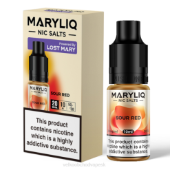 E Cigareta SK RHNN456 | LOST MARY MARYLIQ kyslá červená nikelnaté soli - 10 ml - 20 mg