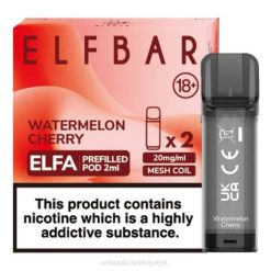 E Cigarety Jednorazove RHNN329 | ELFBAR Elfa melónová čerešňa naplnená tobolka - 2 ml - 20 mg (2 balenia)