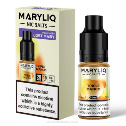 E Cigarety Jednorazove RHNN459 | LOST MARY MARYLIQ trojité mango nikelnaté soli - 10 ml - 20 mg