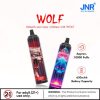 E Cigarety Jednorazove RHNN99 | JNR WOLF NIPLO jahodový ľad