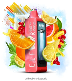 Elf Bar Planet 25 000 - F644VN30 brusnicový pomaranč baja splash Vape Velkoobchod