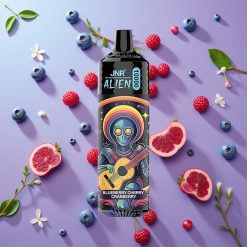 JNR Alien 10000 Puffs Boruvka Čerešňa Brusnica, 850mAh, RGB, Type-C