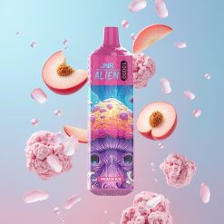 JNR Alien 10000 Puffs Broskyňový ľad 850mAh 20ml RGB