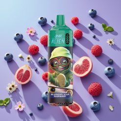 JNR Alien 10000 Puffs Čučoriedka Kyslá Malina 850mAh 20ml Type-C RGB