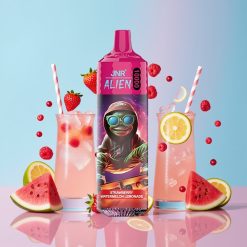 JNR Alien 10000 Puffs Jednorázová E-cigareta Jahoda Vodný Melón Limonáda 850mAh RGB