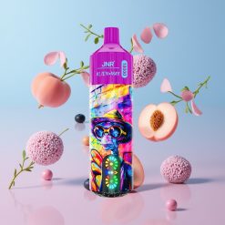 JNR Alien Max 18000 Puffs Broskyňa Čučoriedka Cukrík, Smart LED, Dual Mesh, 850mAh, 28ml