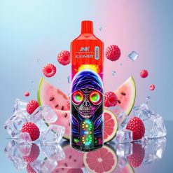 JNR Alien Max 18000 Puffs Malinový vodný melón ľad Smart LED Display Dual Mesh Coil 850mAh