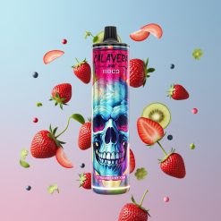 JNR Calavera 11000 Puffs Jednorazová Vape Jahoda Kivi 850mAh 21ml 1.0ohm