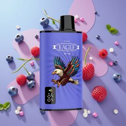 JNR EAGLE Smart 23000 Puffs Disposable Vape Čučoriedka Malina Čerešňa, 25ml, 2% Nikotín