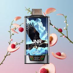 JNR Falcon Pro 28000 Disposable Vape Biele Broskyne Razz 30ml 5%