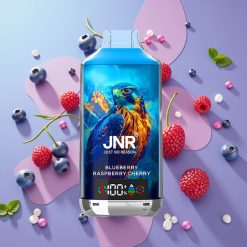 JNR Falcon X 18000 Puffs Čučoriedka Malina Čerešňa 24ml 750mAh Dual Mesh Dual Core Type-C