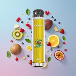 JNR Gold380 6000 Puffs Disposable Vape Kiwi Marakuja Guava 13ml 1500mAh 1.0ohm