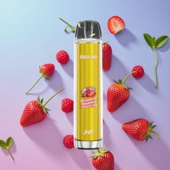 JNR Gold380 6000 Puffs Jednorázová Vape Jahoda Malina 1500mAh 13ml