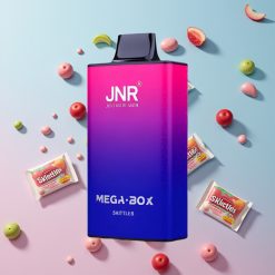 JNR Mega Box 25000 Puffs Disposable Vape dúhové drahokamy, 30ml, 850mAh, Dual Mesh