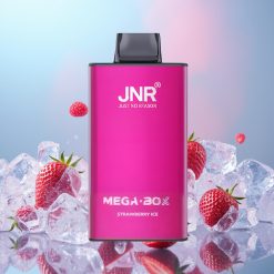 JNR Mega Box 25000 Puffs Disposable Vape Jahodový ľad, 30ml, 850mAh, Dual Mesh Coil
