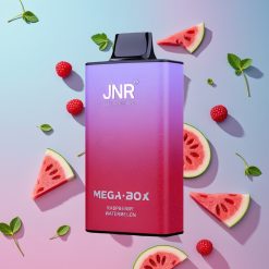 JNR Mega Box 25000 Puffs Disposable Vape Malina Vodný melón, 30ml, 850mAh, Dual Mesh