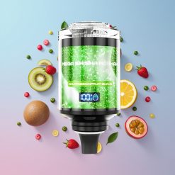 JNR Mega Shisha Hookah Stolová Kompatibilita 100K Kiwi Maracuja Guava 60ml 2200mAh