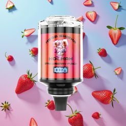 JNR Mega Shisha Hookah Stolová Kompatibilita Jahodový Punč 100000 fajok 60ml 2200mAh