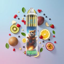 JNR Rocket-X 12400 Puffs Disposable Vape Kiwi Marakuja Guava, 25ml, RGB, Typ-C