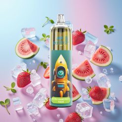 JNR Rocket-X 12400 Pufov Disposable Vape Jahoda Watermelon Ice, 25ml, 850mAh, Typ-C