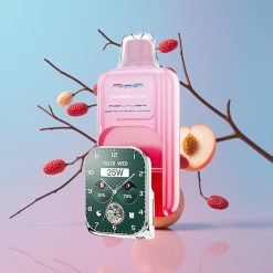 JNR VapeWatch 30000 Puffs Broskyňa z Georgie – 19mL, 5%, Dual Mesh Coil