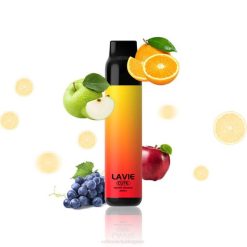 LAVIE BAR 3000 ťahov V8H0288 | Veľkoobchod Vape SK hroznové pomarančové jablko