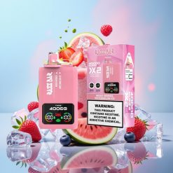 Razz Bar 40000 Puffs Disposable Vape MIXOVÉ BOBULE & MELÓNOVÝ ĽAD 650mAh Type-C