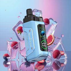 Razz Bar 45000 Puffs Disposable Vape Čierny Dračie Ice, 45000 Puffs, 1.0 Ohm Mesh, Typ-C