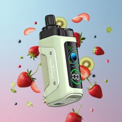 Razz Bar 45000 Puffs Disposable Vape Jahoda Kiwi, 45000 Puffs, 1.0 Ohm Mesh, Typ-C