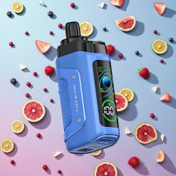 Razz Bar 45000 Puffs Tiger Blood – 1.0 Ohm Mesh, Nastaviteľný prietok vzduchu, Typ-C